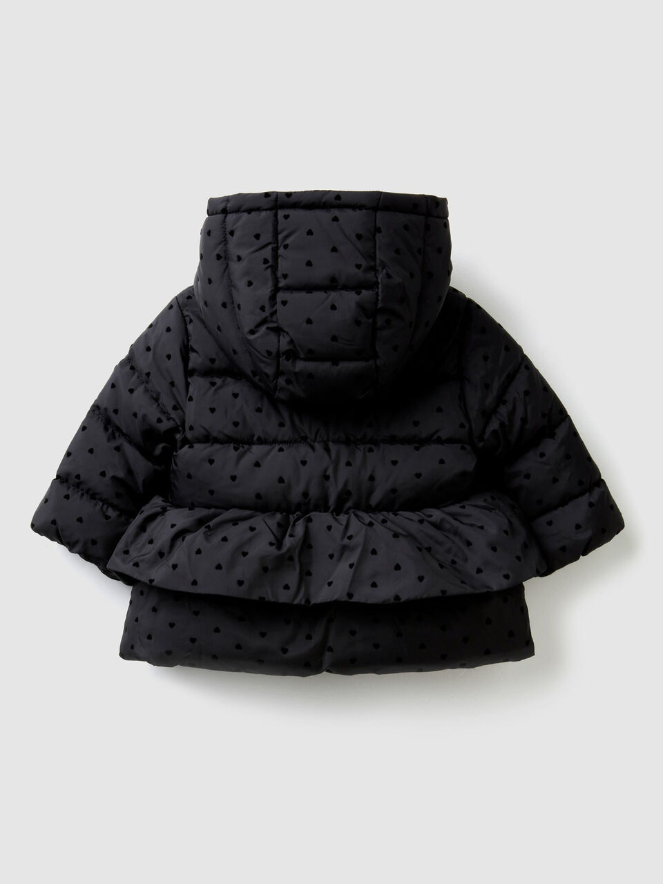 Jacket with heart print and hood image number 2