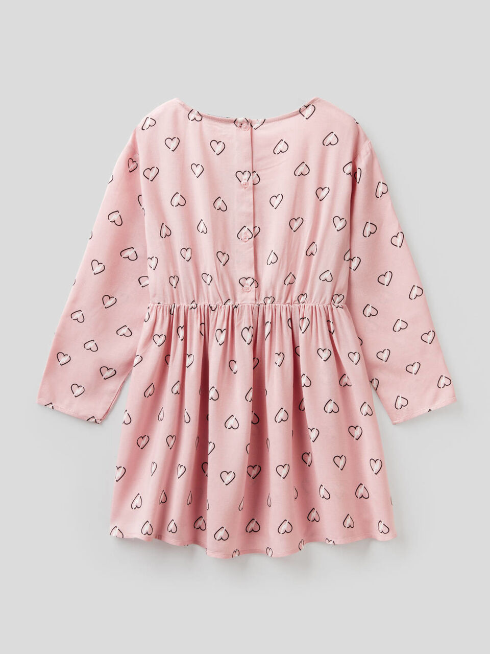 Patterned dress in sustainable viscose image number 2