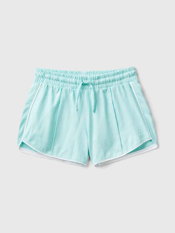 100% cotton shorts with drawstring Junior Girl