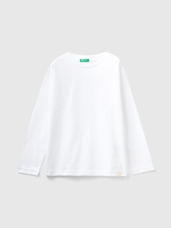 100% organic cotton crew neck t-shirt Junior Boy