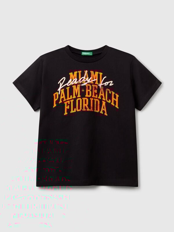 T-shirt with neon print Junior Boy