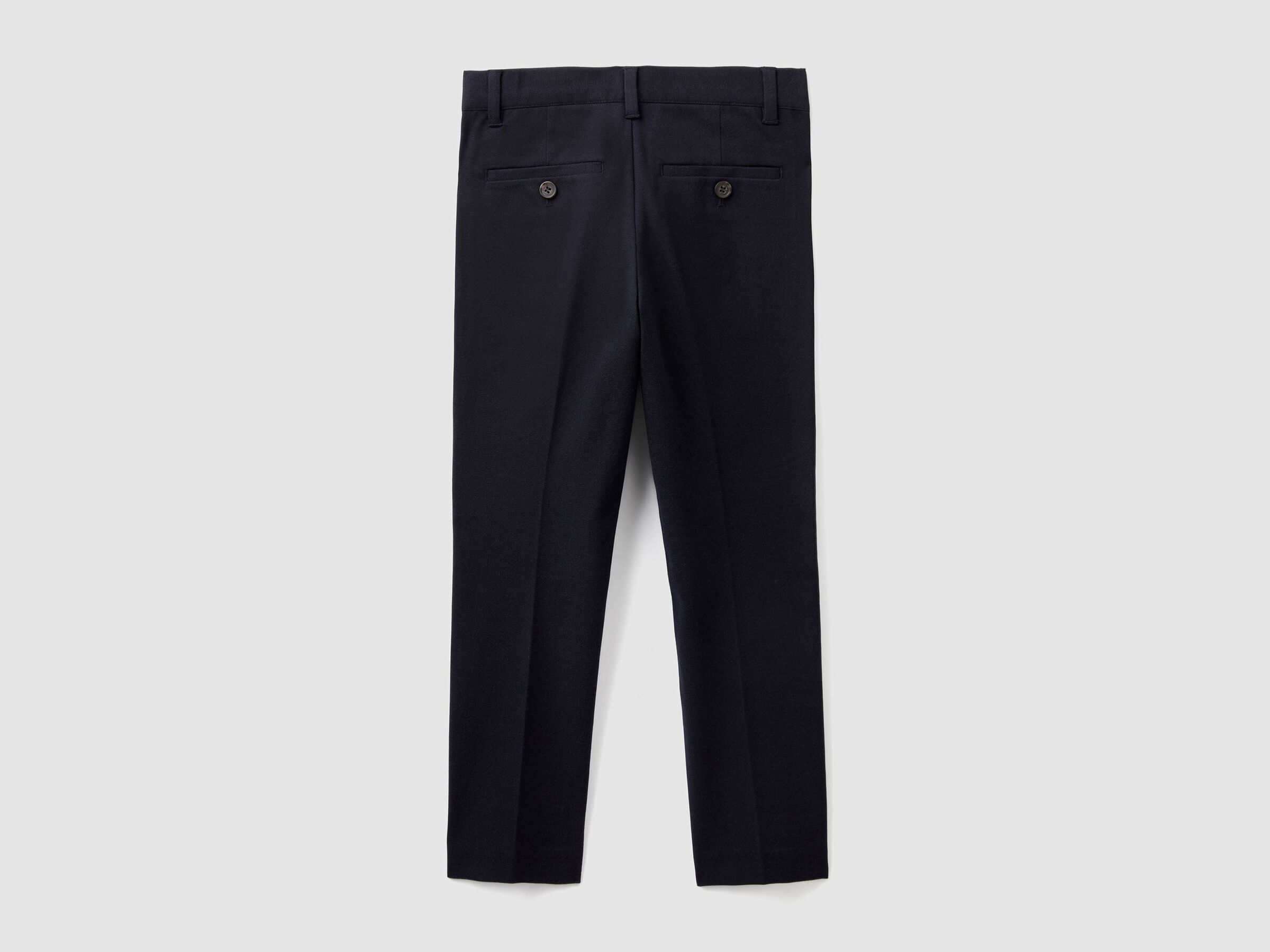 Stretch flannel trousers image number null