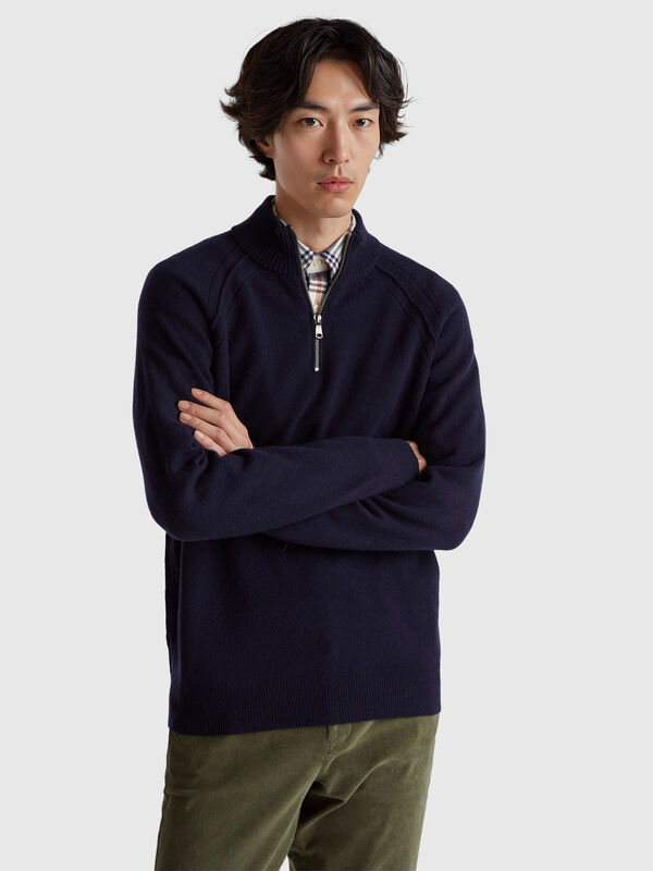 Turtleneck in pure Merino wool Men