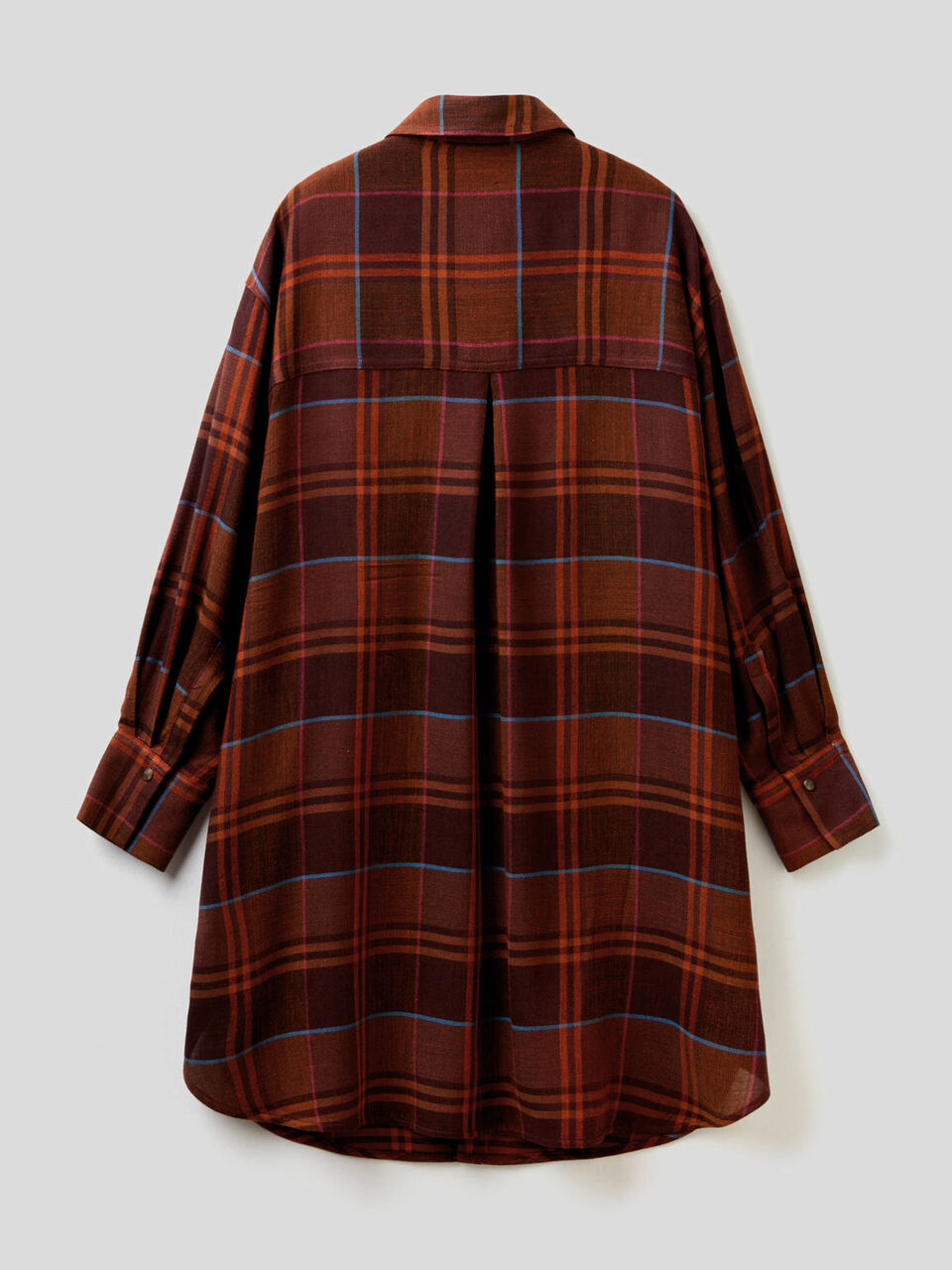 Maxi check shirt image number 2