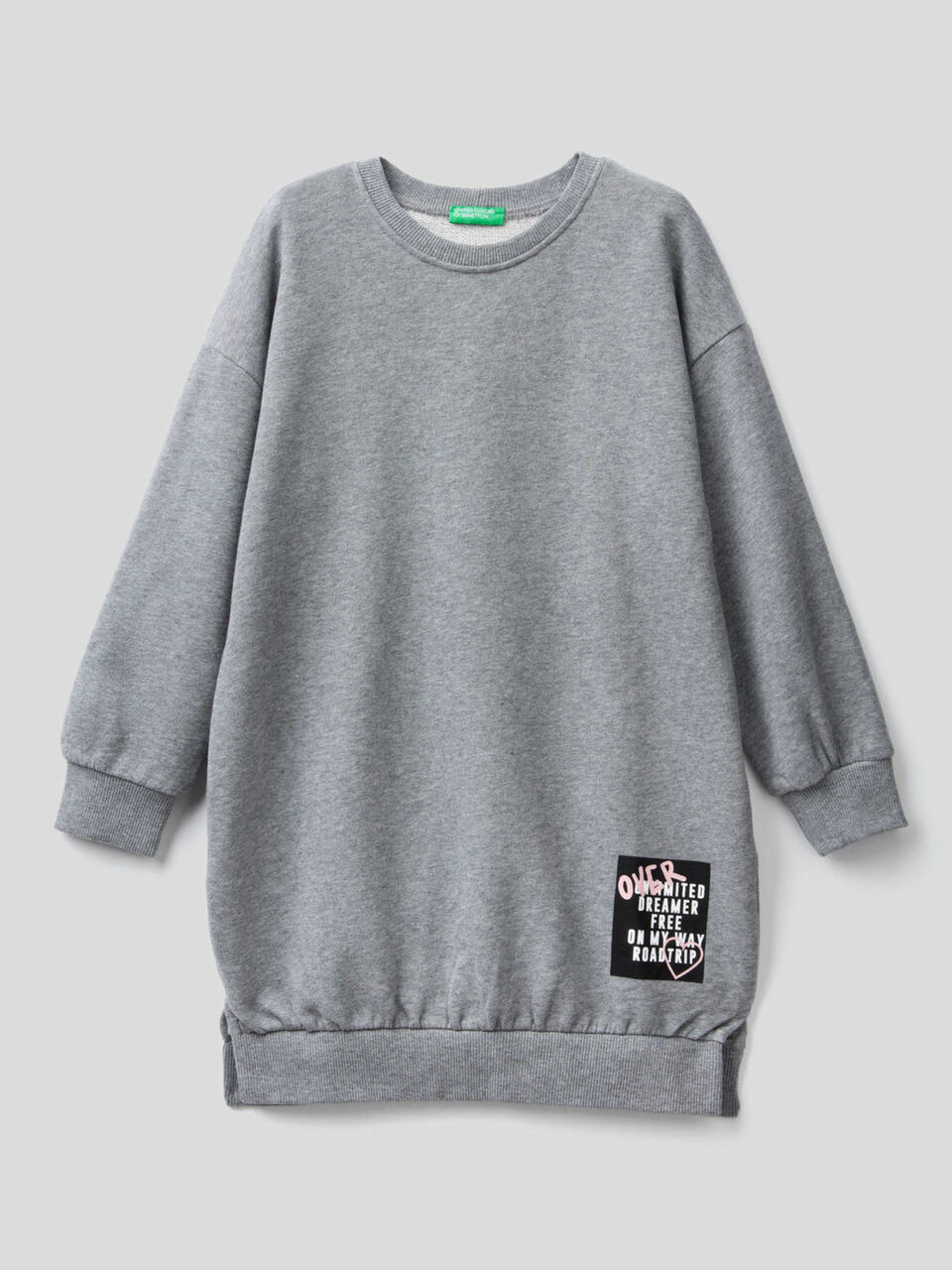 Dress in 100% sweat cotton image number 1