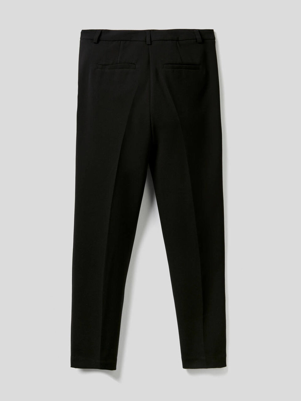 Basic trousers with centered crease image number 2