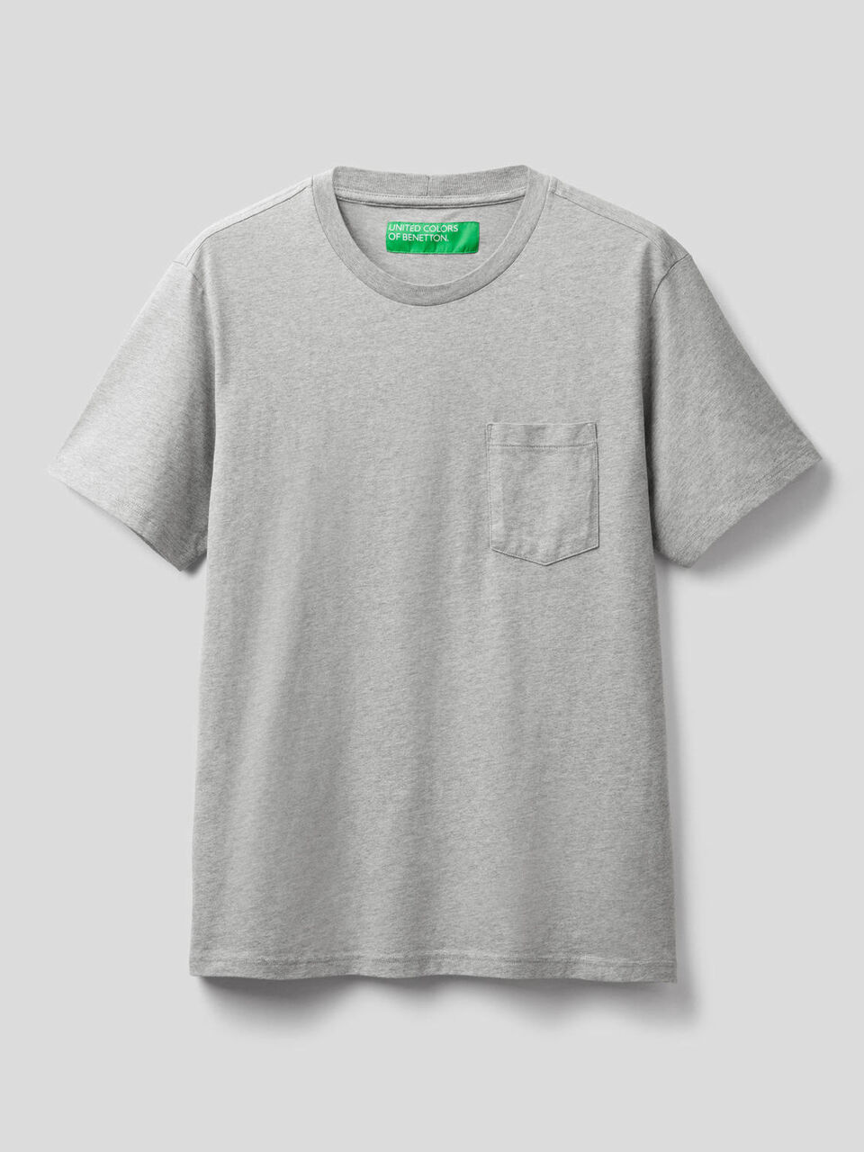 100% cotton t-shirt with pocket image number 1