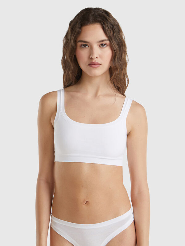 Super stretch organic cotton bra Women