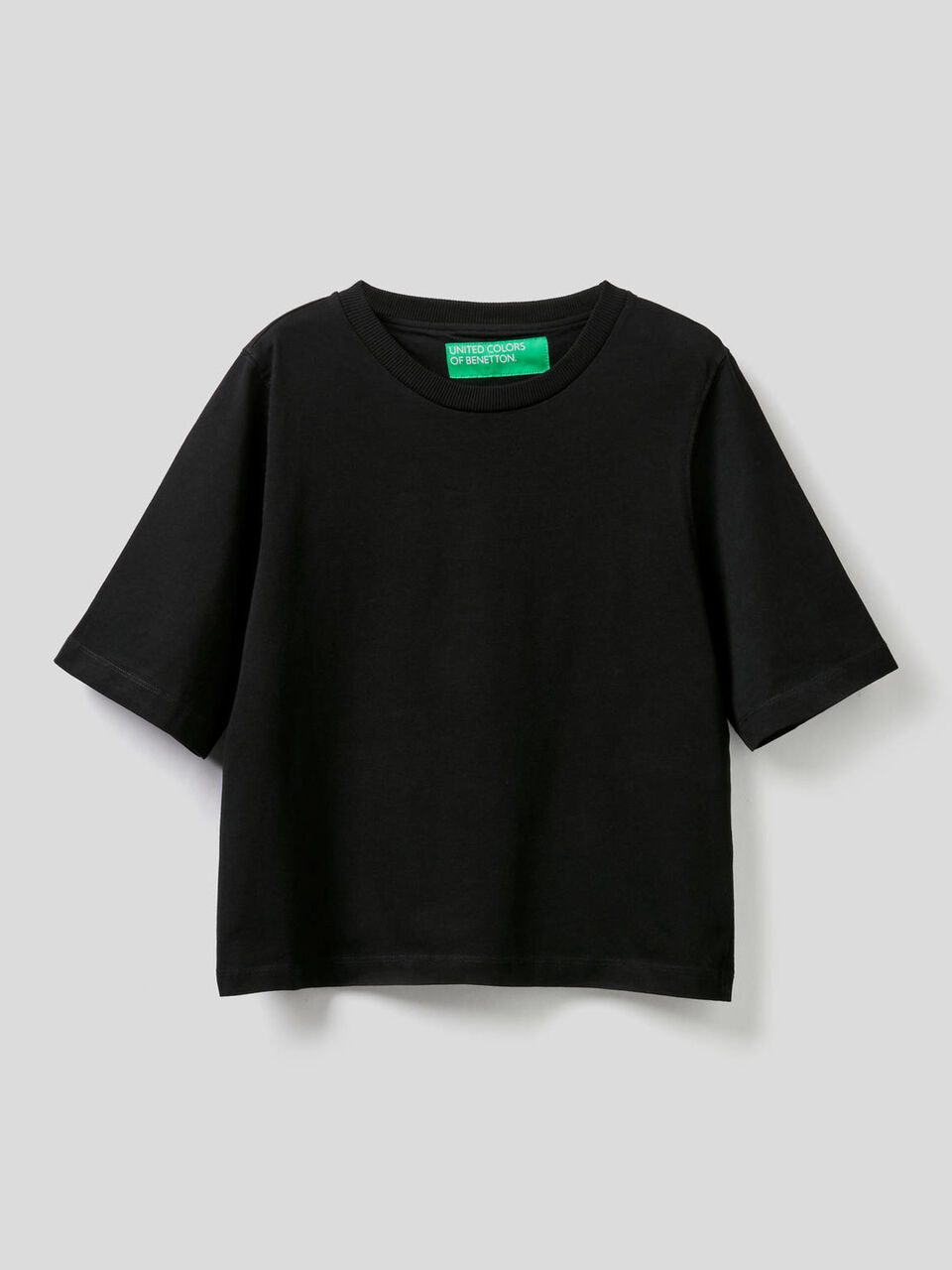100% cotton boxy fit t-shirt image number 1