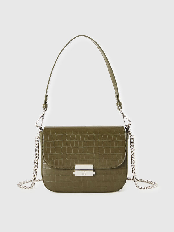 Small green Be Bag with coconut print Women