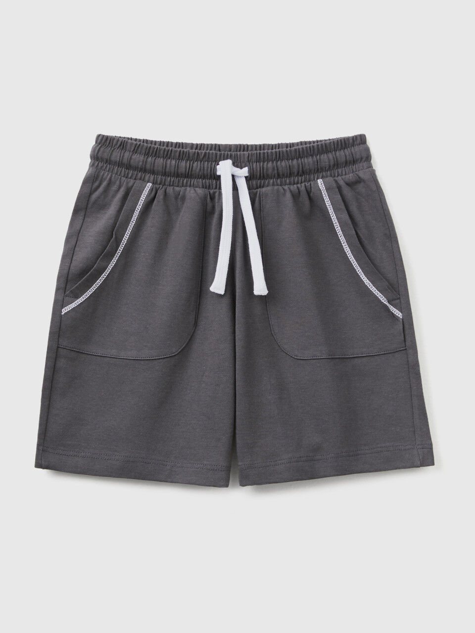 Regular fit bermudas with drawstring