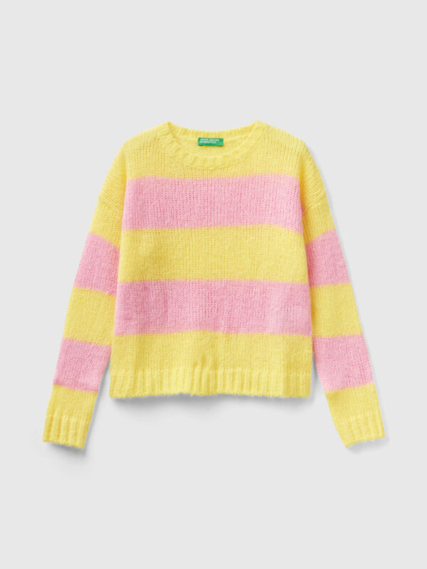 Sweater with two-tone stripes Junior Girl