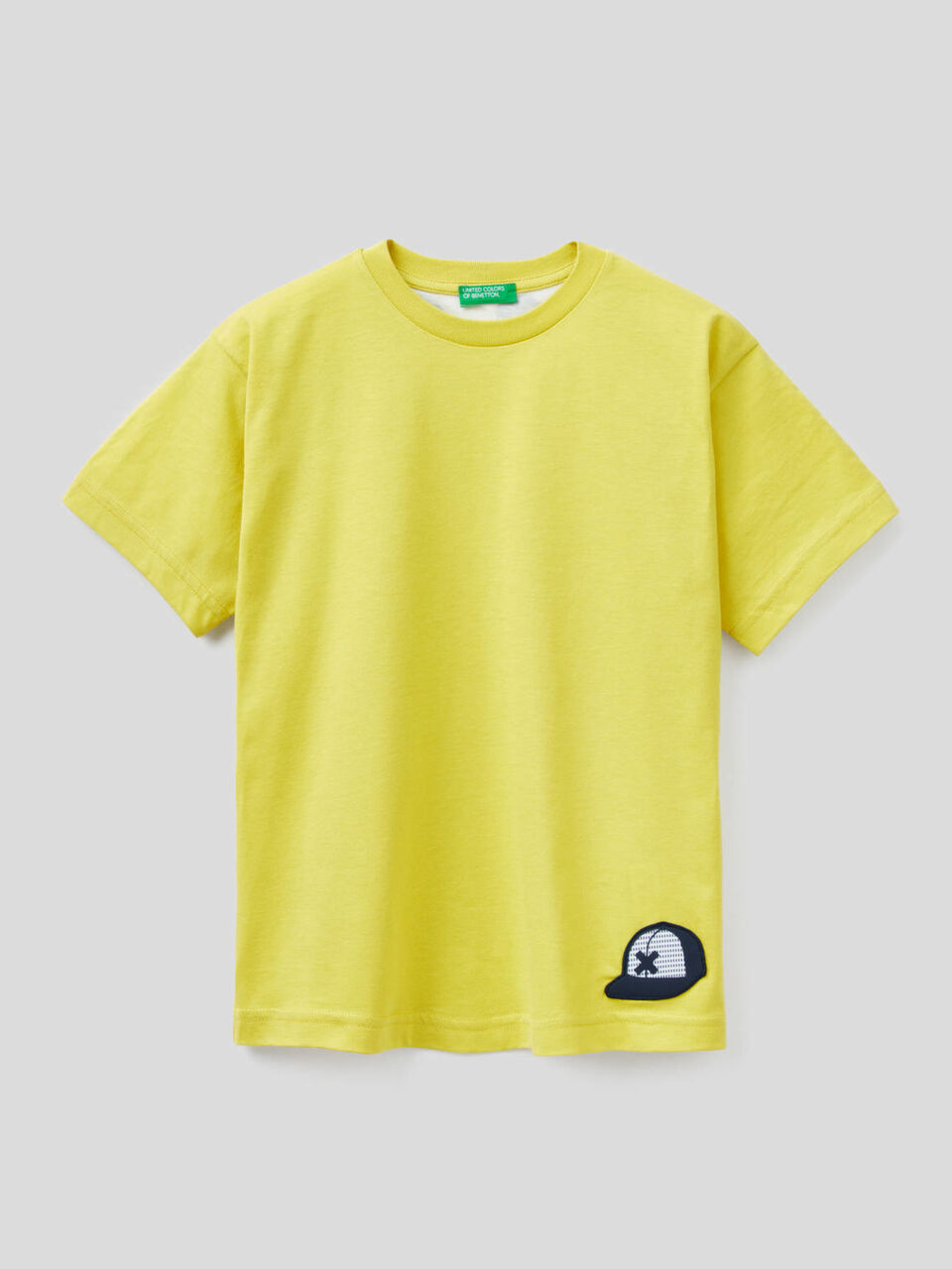 100% cotton t-shirt with slogan image number 1