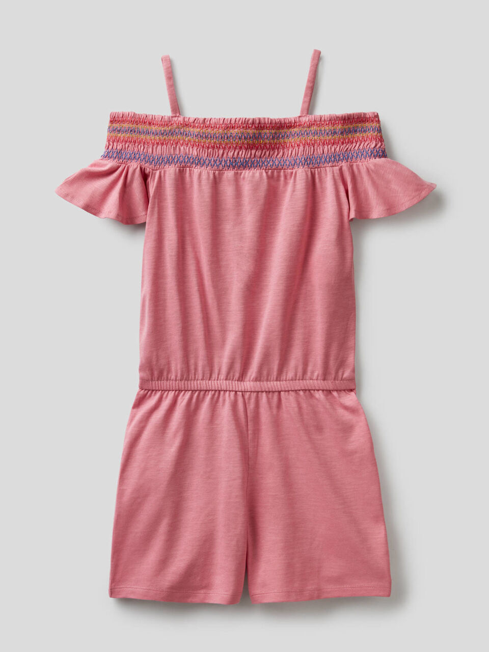 One-piece jumpsuit with bare shoulders image number 1