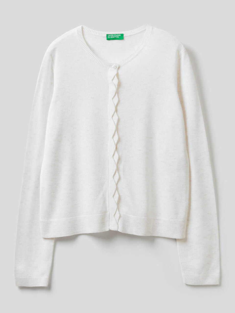 Cardigan with hidden buttoning image number 1