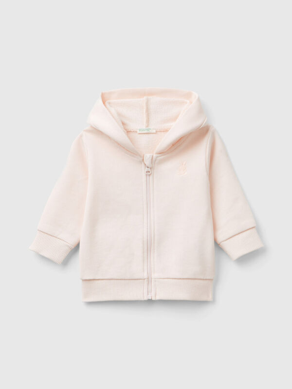 Hoodie in organic cotton New Born (0-18 months)