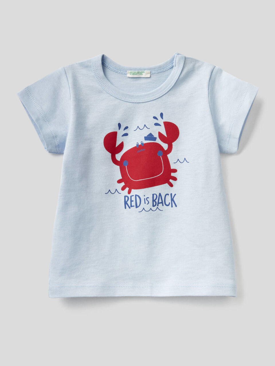 Organic cotton t-shirt with print image number 1