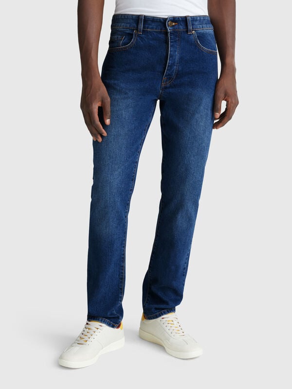 Five pocket slim fit jeans Men