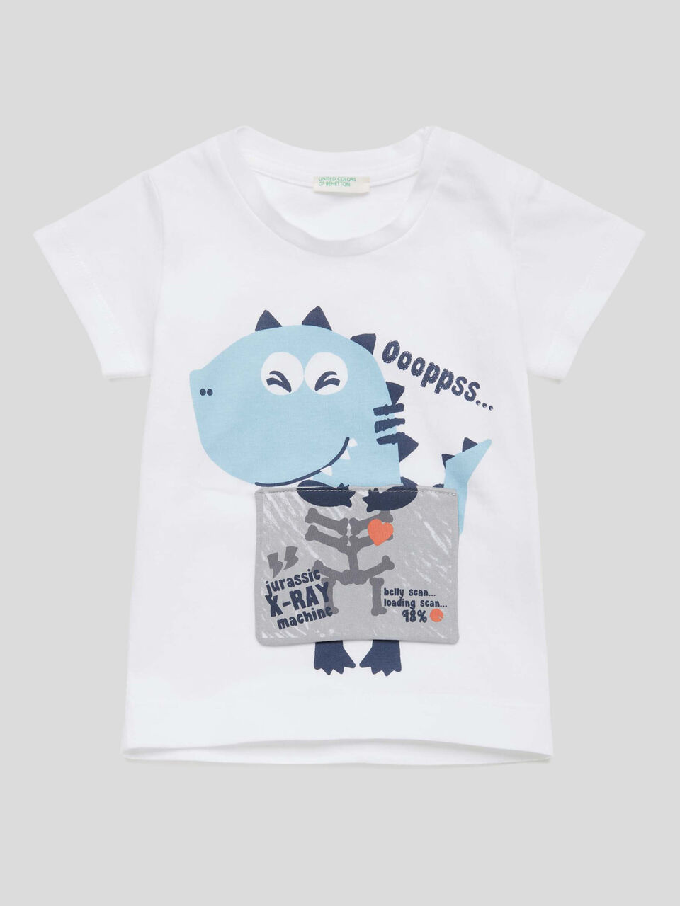 T-shirt with decorative detail image number 1