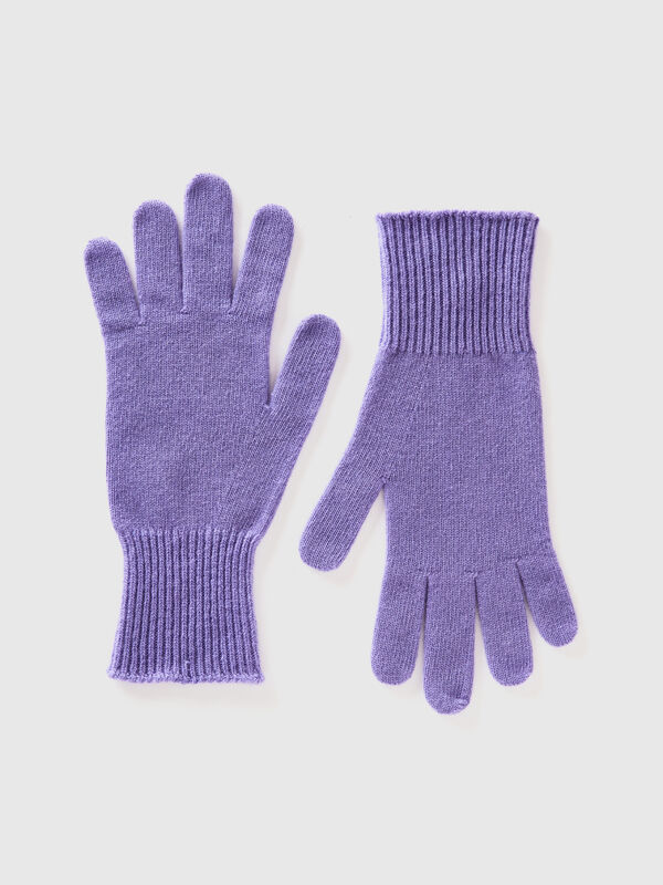 Gloves in pure Merino wool Women