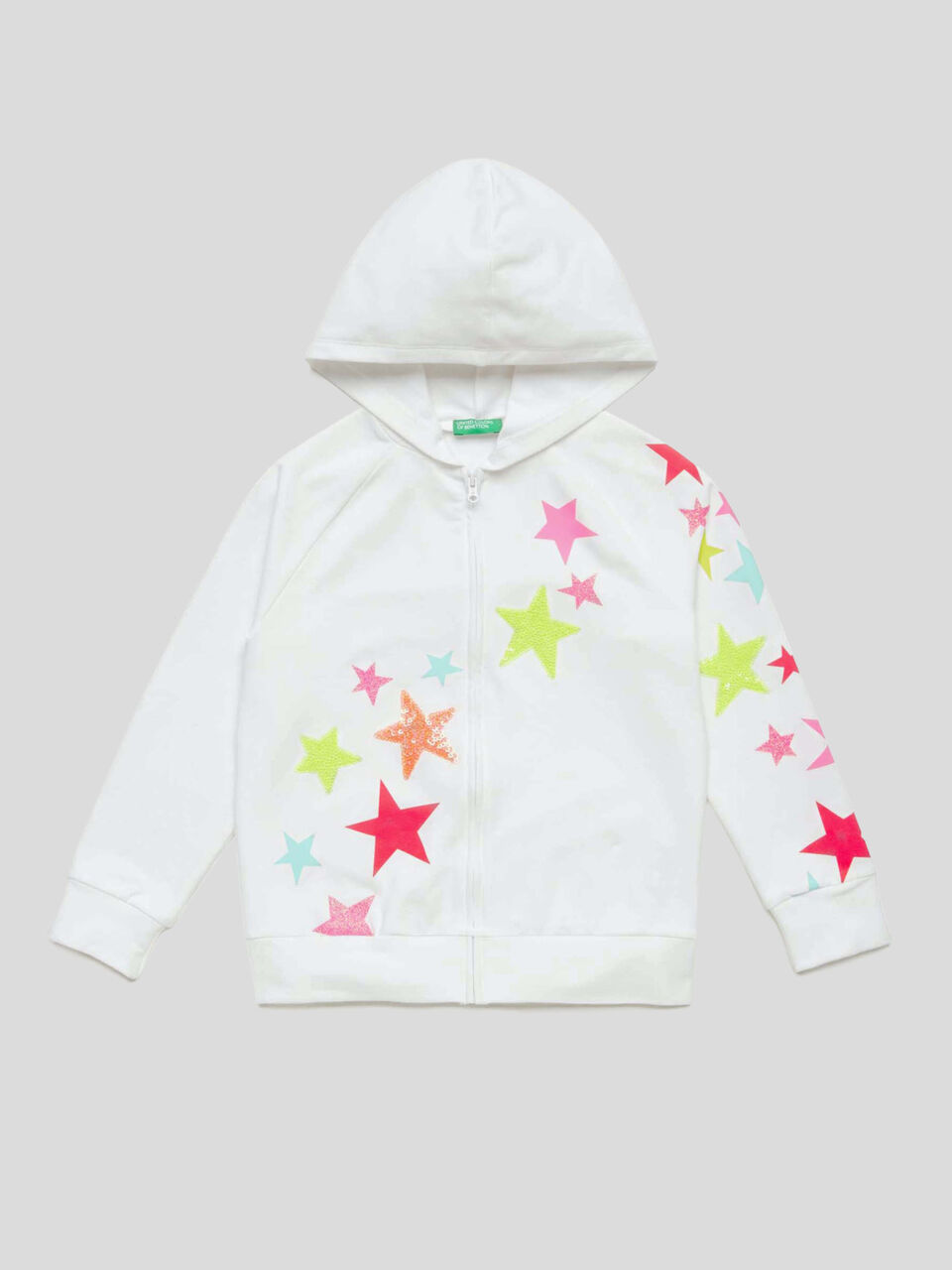 Sweatshirt with print and sequins image number 1