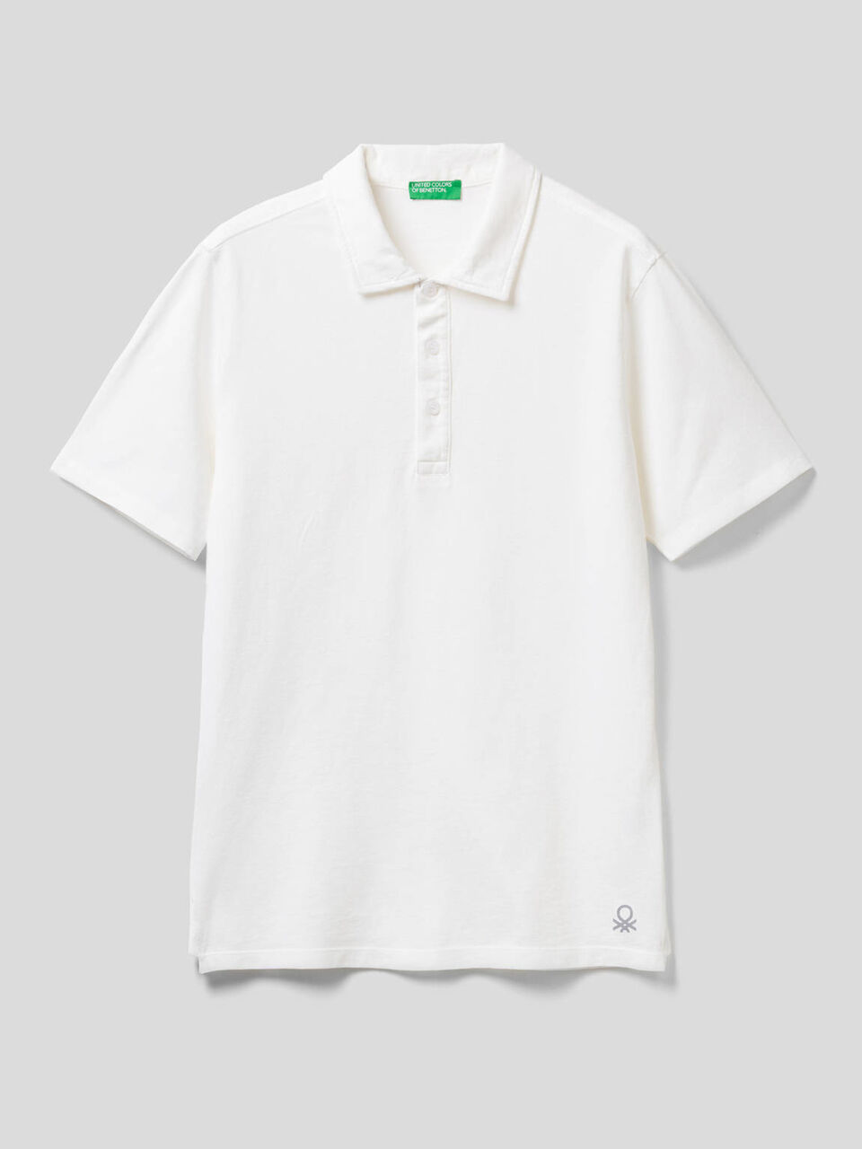 Yarn dyed polo in pure cotton image number 1