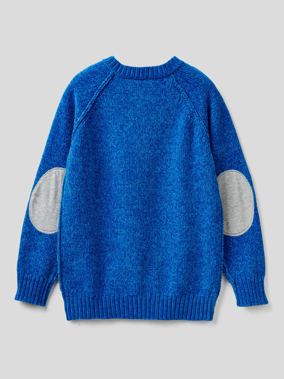Chenille sweater with clashing details image number 2
