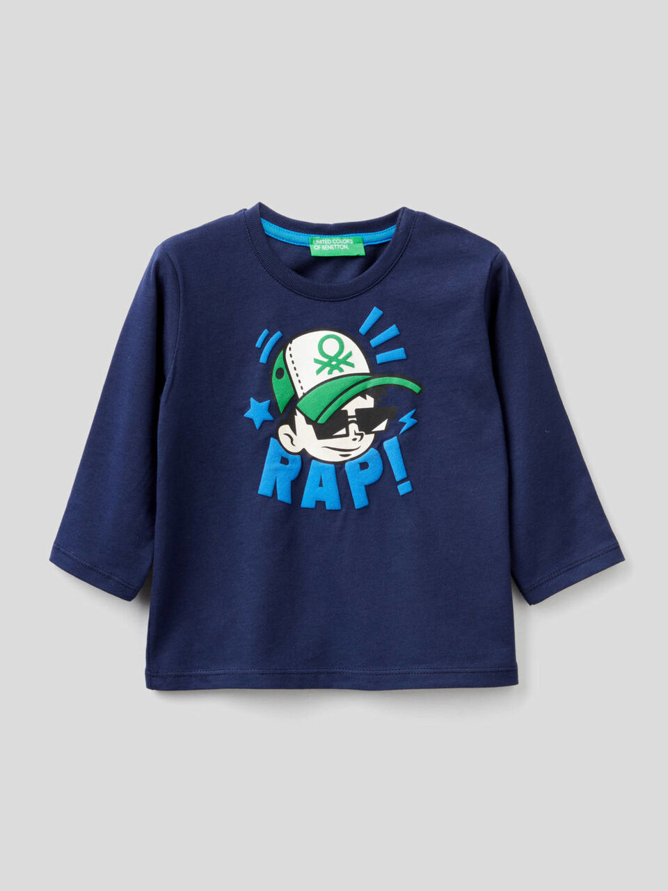Organic cotton t-shirt with print image number 1