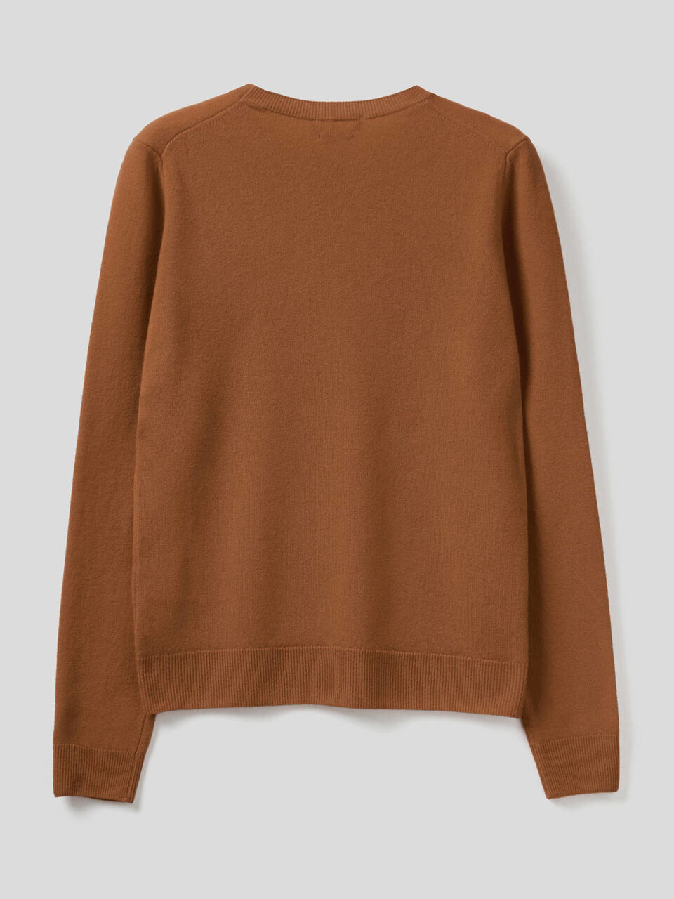 Crew neck sweater in pure virgin wool image number 2