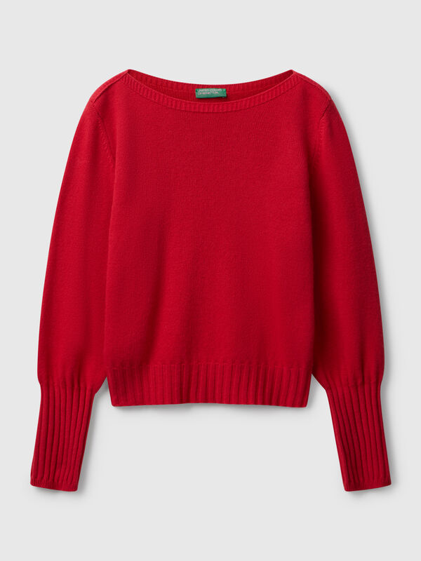 Boat neck sweater Women