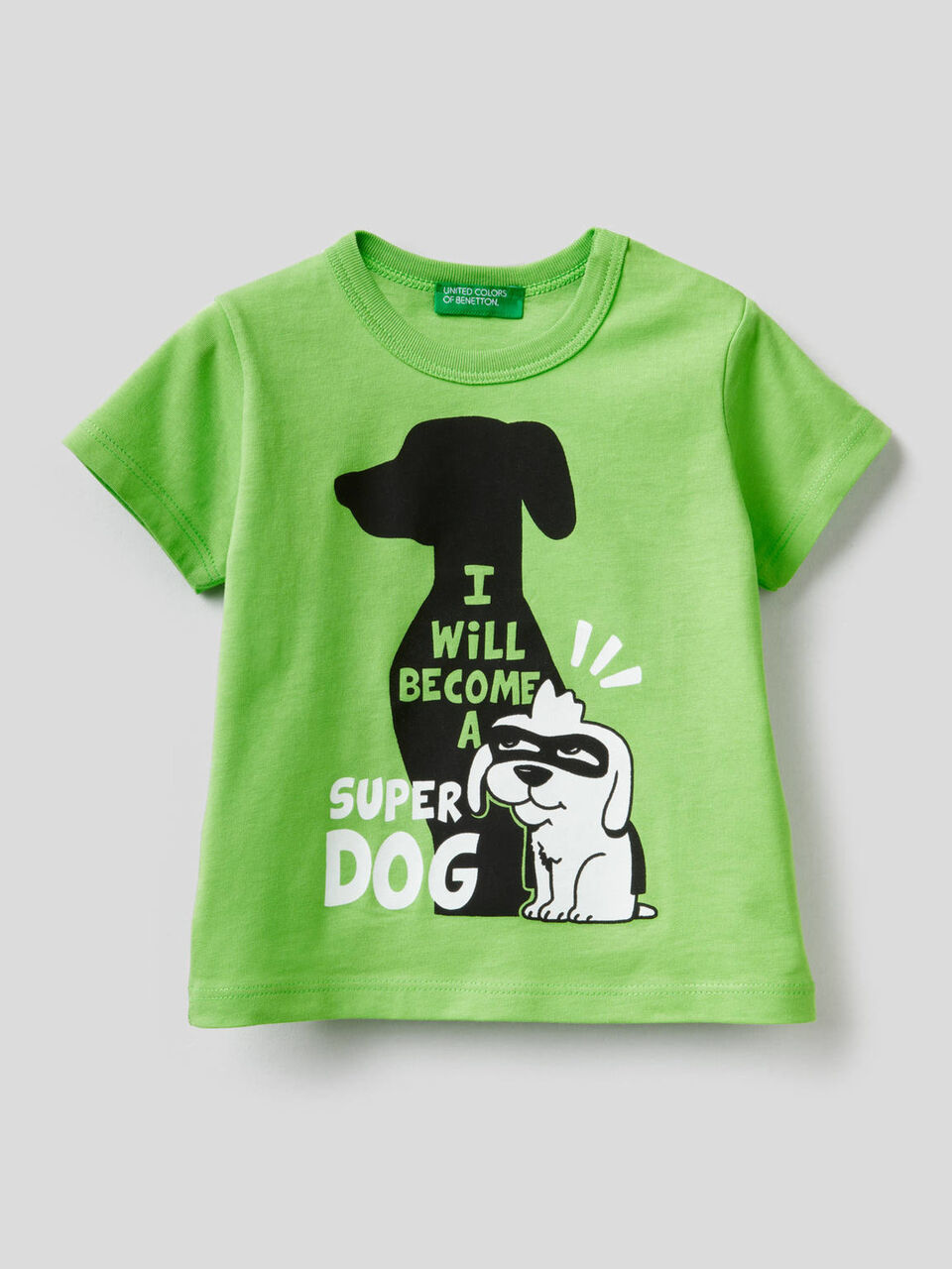100% cotton t-shirt with maxi print image number null