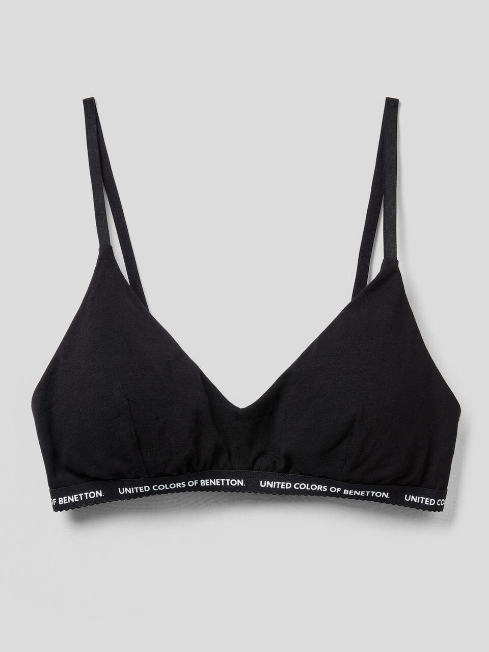 Stretch organic cotton bra image number 1
