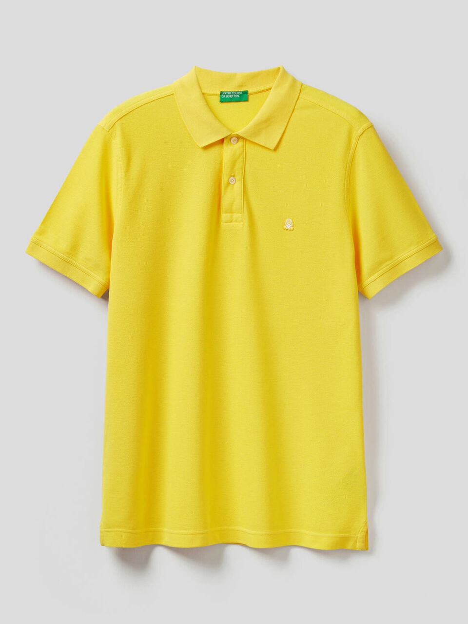 Short sleeve polo in 100% cotton image number 1