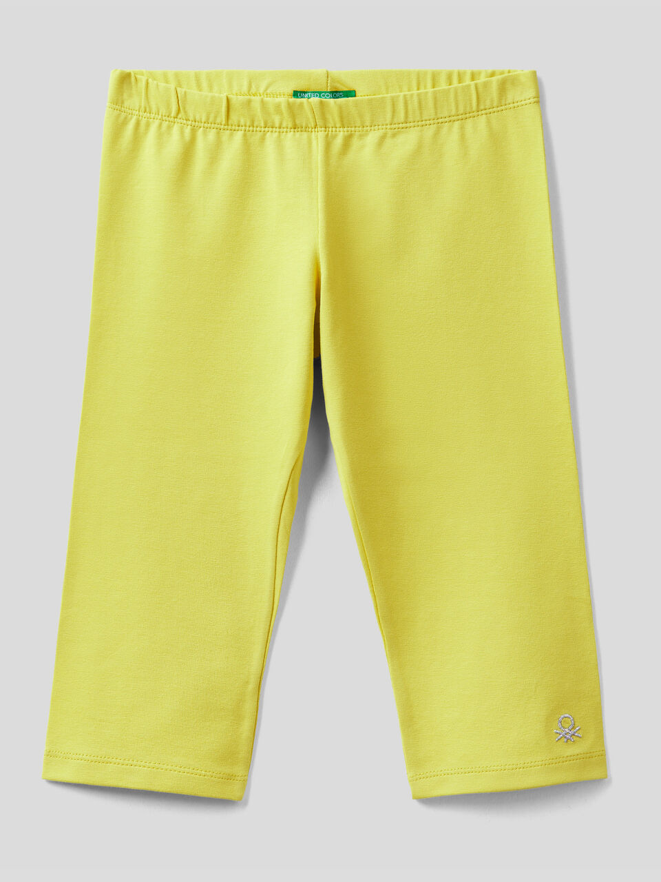3/4 leggings in stretch cotton image number 1
