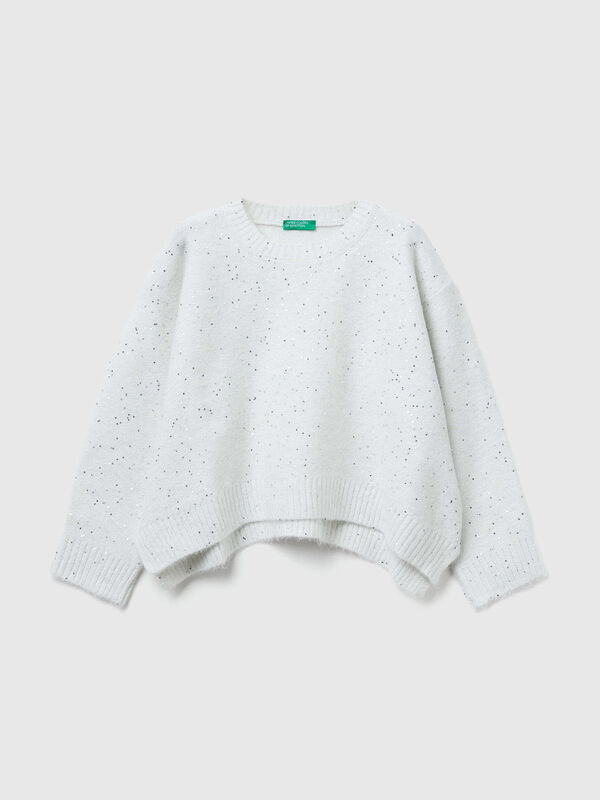 Sweater in wool and lurex blend Junior Girl
