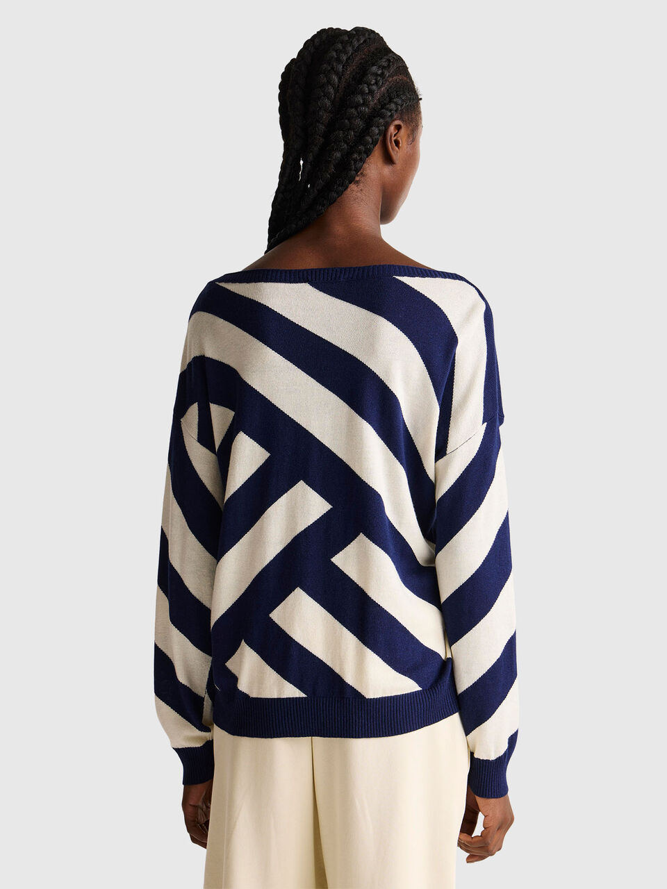 BOAT-NECK SWEAT.L/S Women image number null