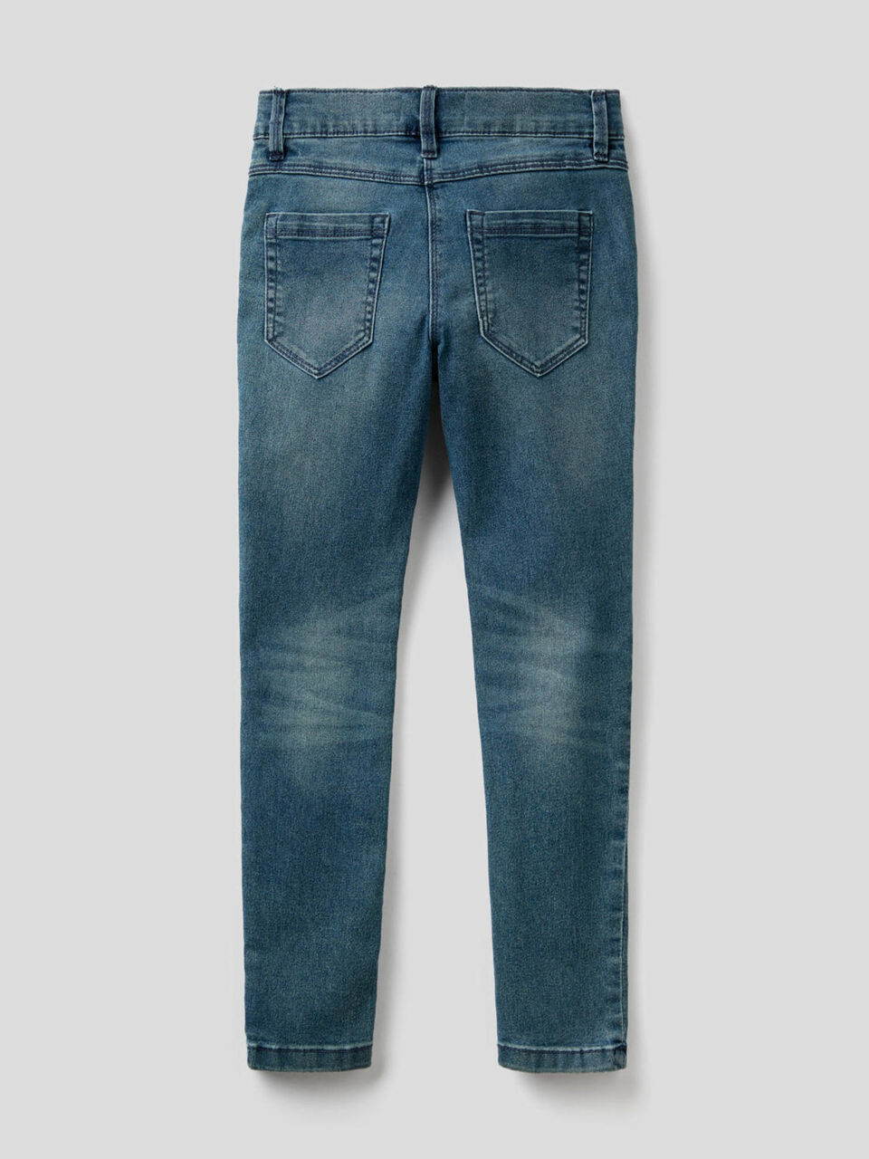 Worn look skinny fit jeans image number 2