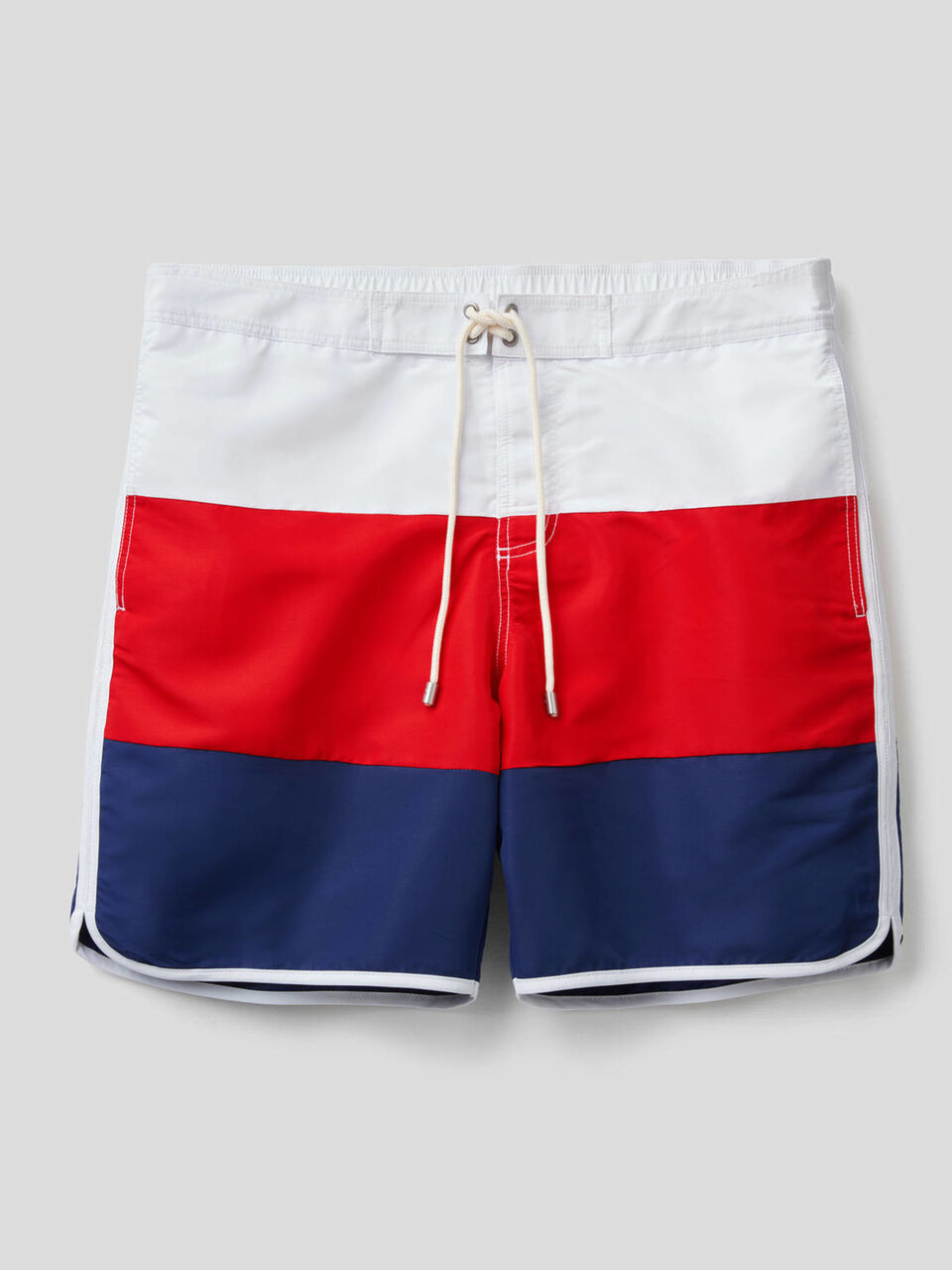 Color block swim trunks image number 1