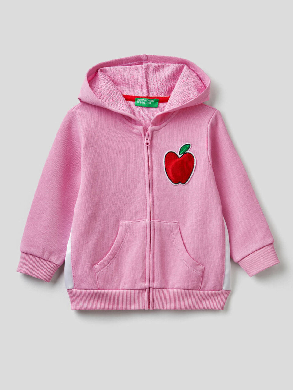 Cotton sweatshirt with sound-effect patch image number 1