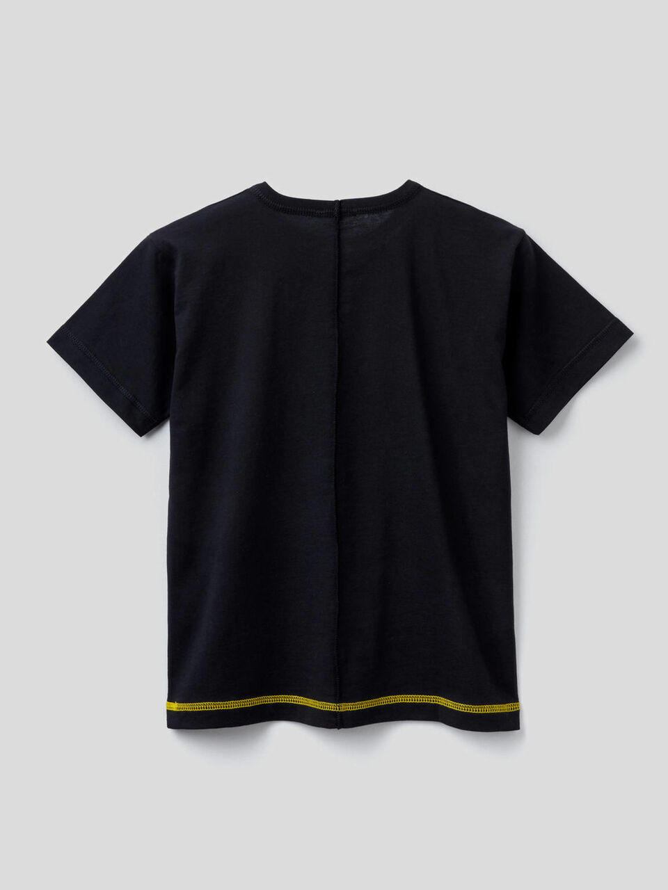 Organic cotton t-shirt with slogan image number 2