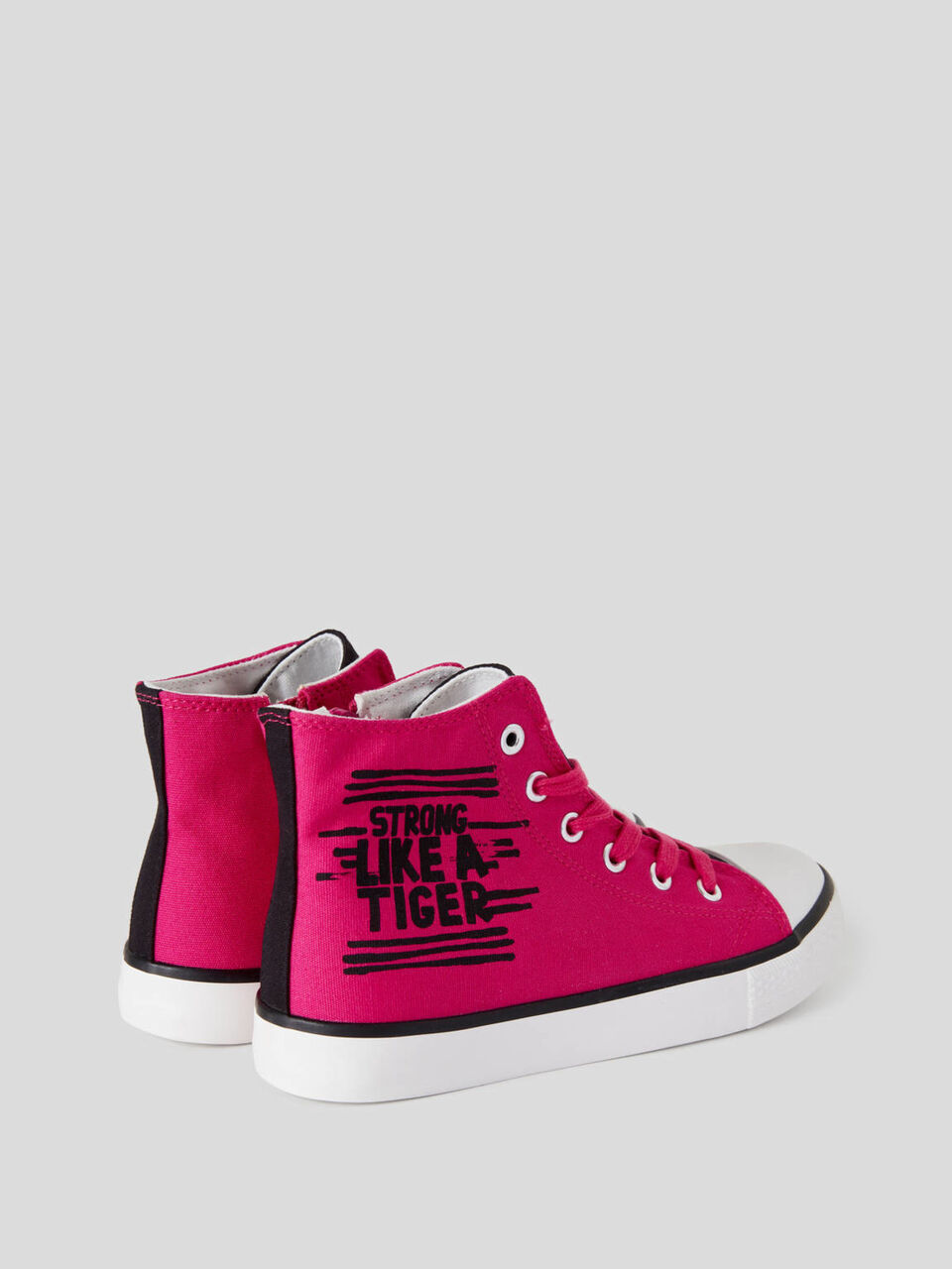 High-top sneakers with print image number 2