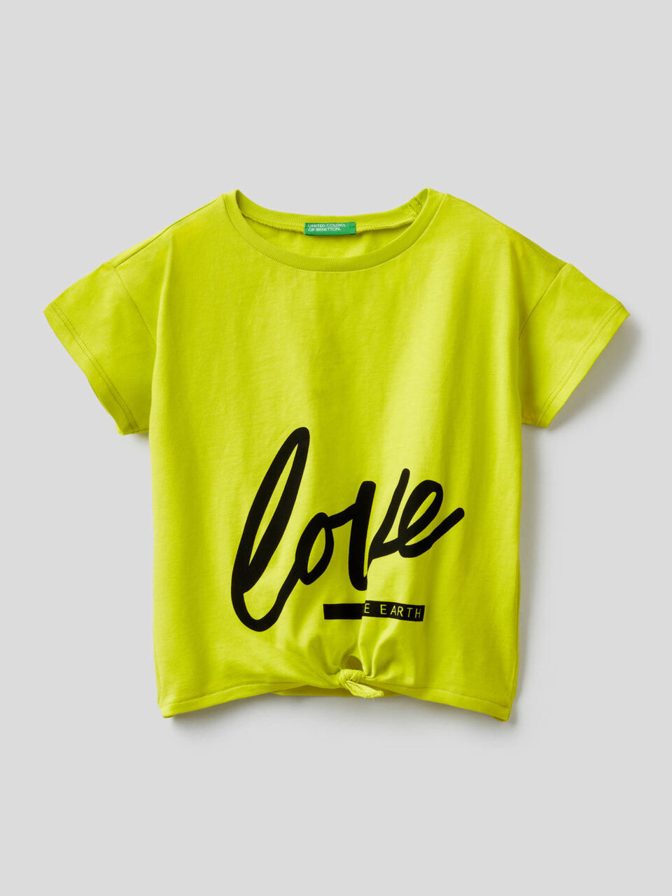 T-shirt with bow at the bottom image number 1