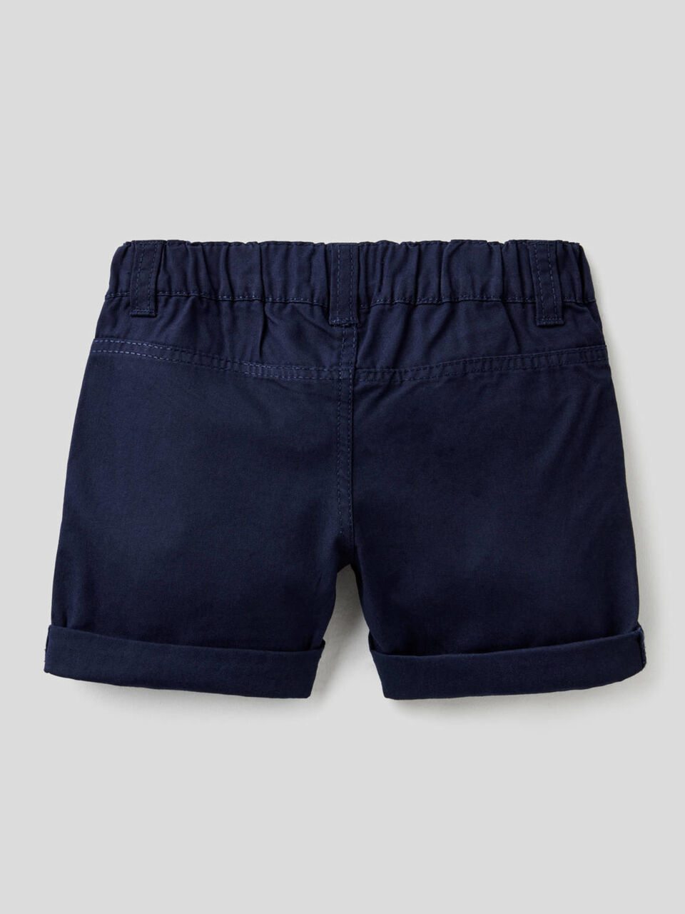 Bermudas in pure cotton canvas image number 2