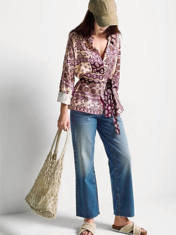 Cropped cotton jeans  Women