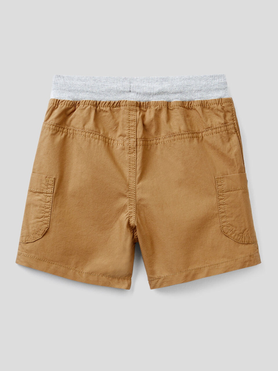 100% cotton cargo bermudas image number 2