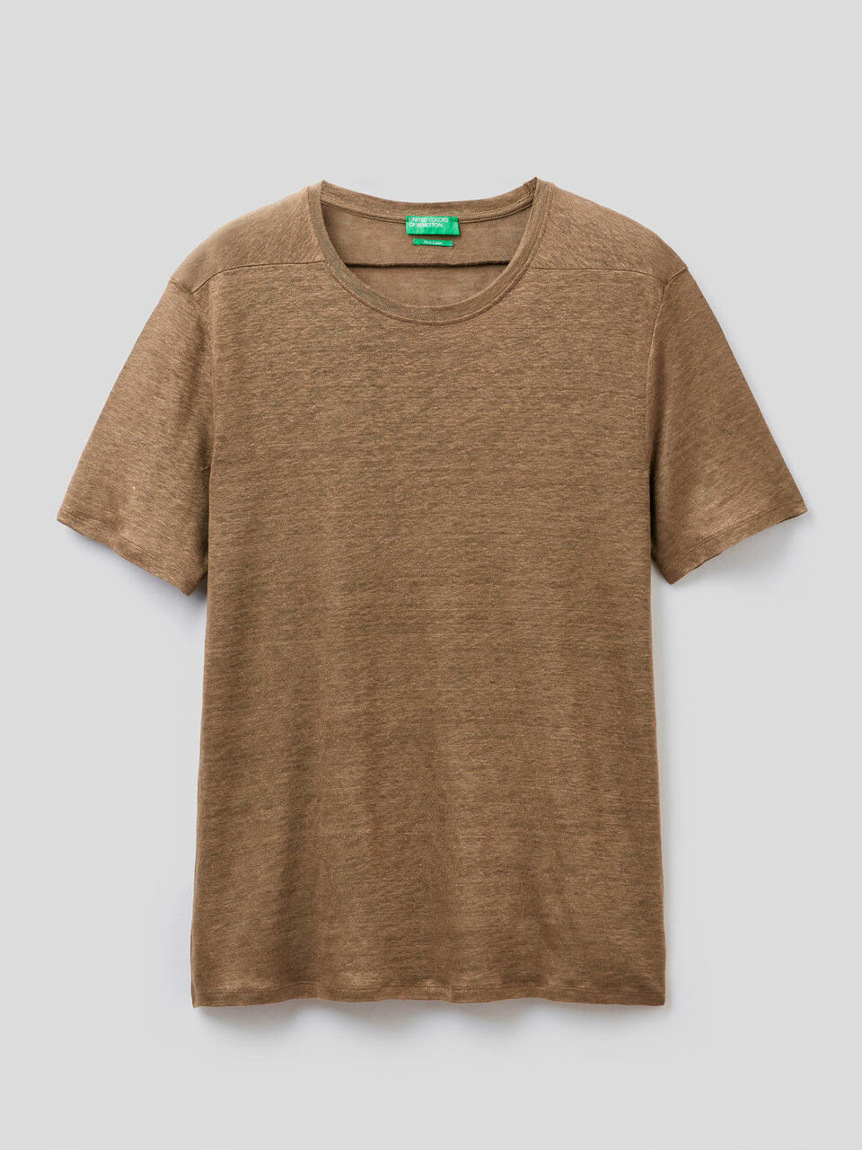 T-shirt in pure linen image number 1
