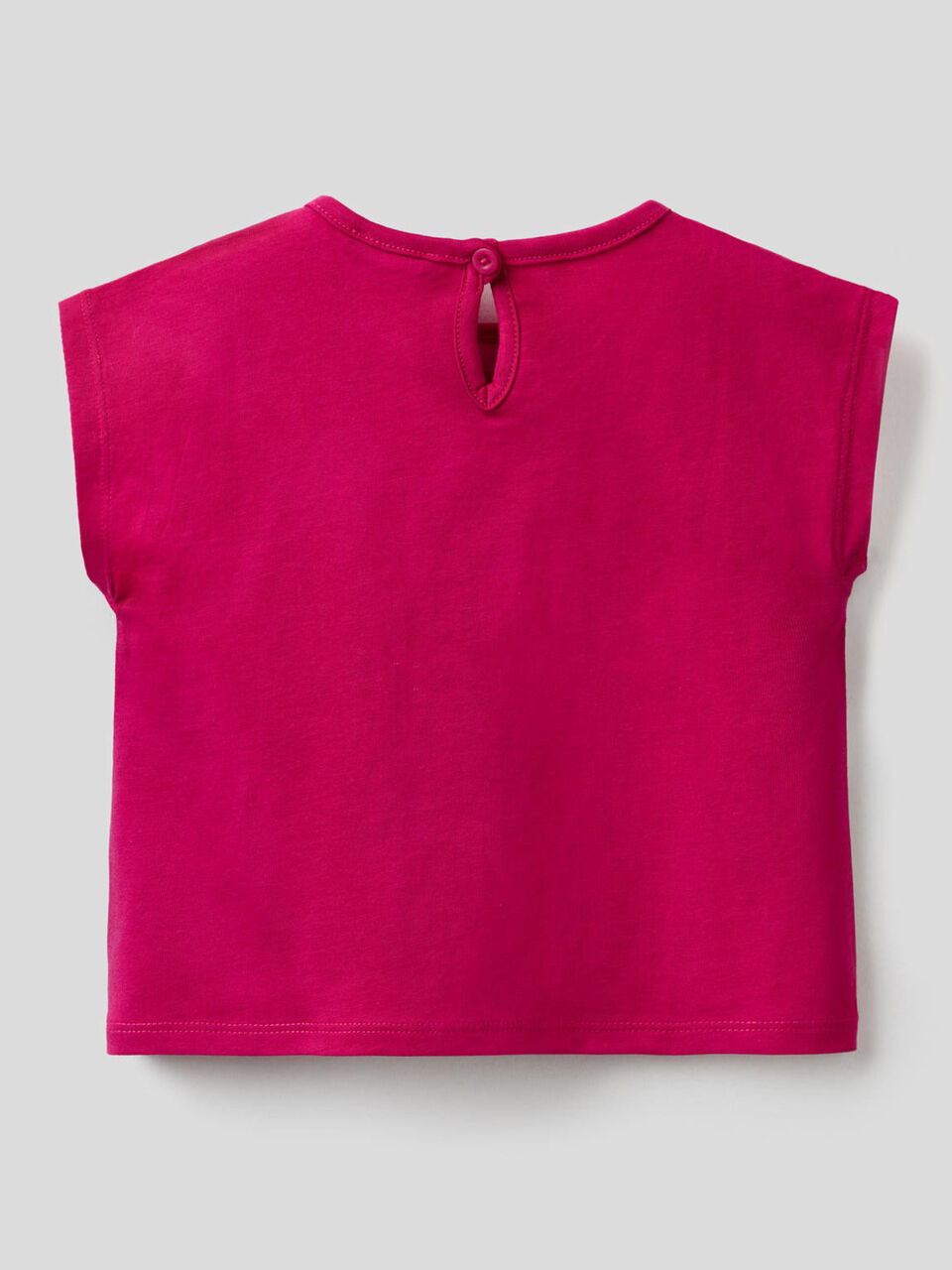 Striped t-shirt with print image number 2