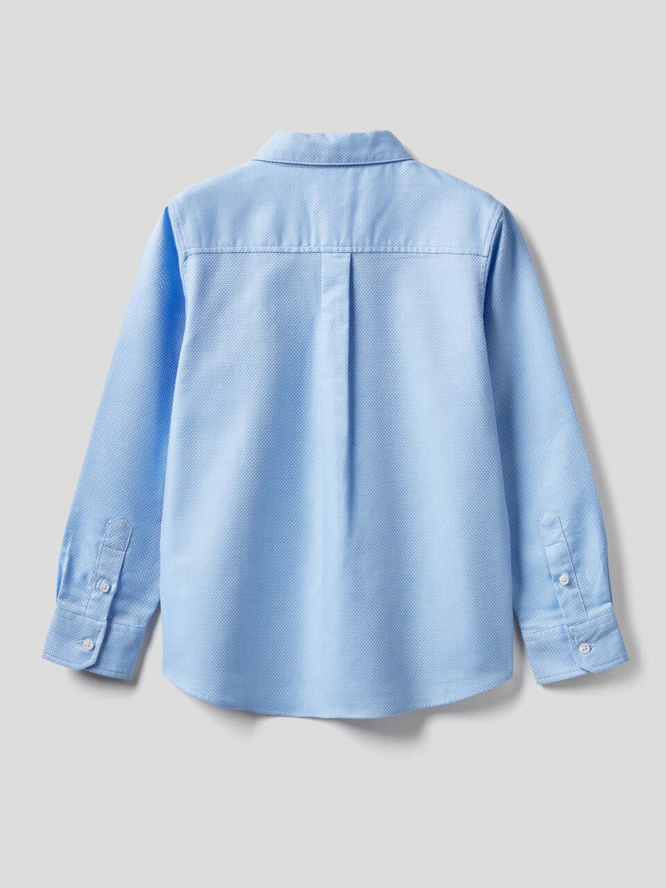 Cotton shirt with embroidered logo image number 2