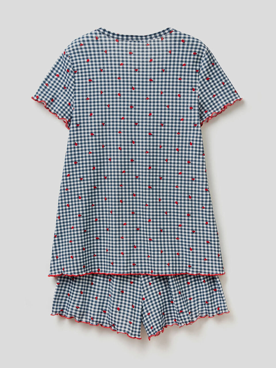 Patterned pyjamas in pure cotton image number 2