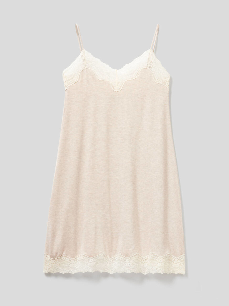 Flowy slip with lace image number 1